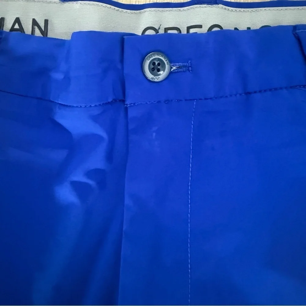 Attack Life by Greg Norman Blue Flat Front Shorts